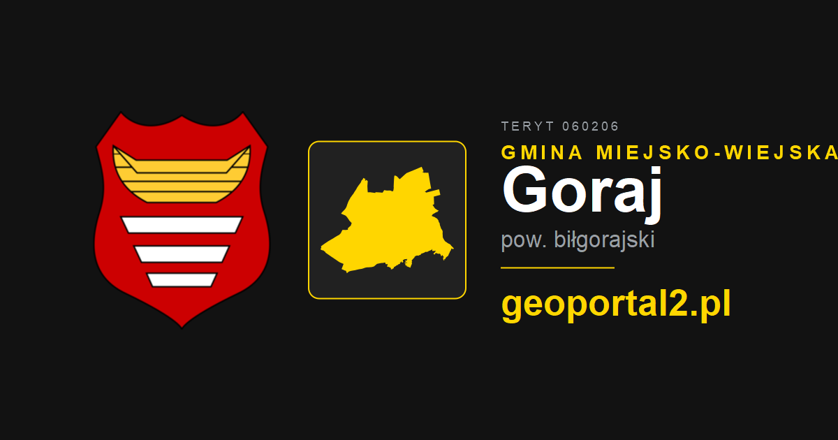 Gmina Goraj (miejsko-wiejska) — Mapy - GEOPORTAL 2