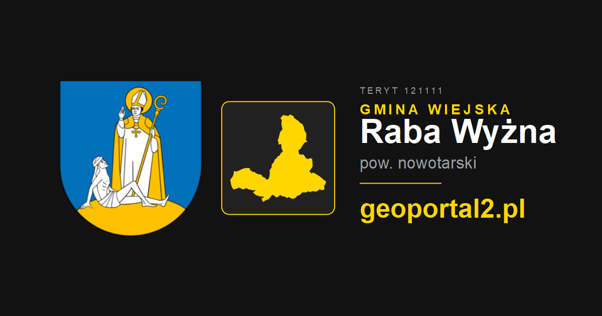 Soosepa Raba Geoportal Raba Wyżna (wiejska), pow. nowotarski — działki - GEOPORTAL 2