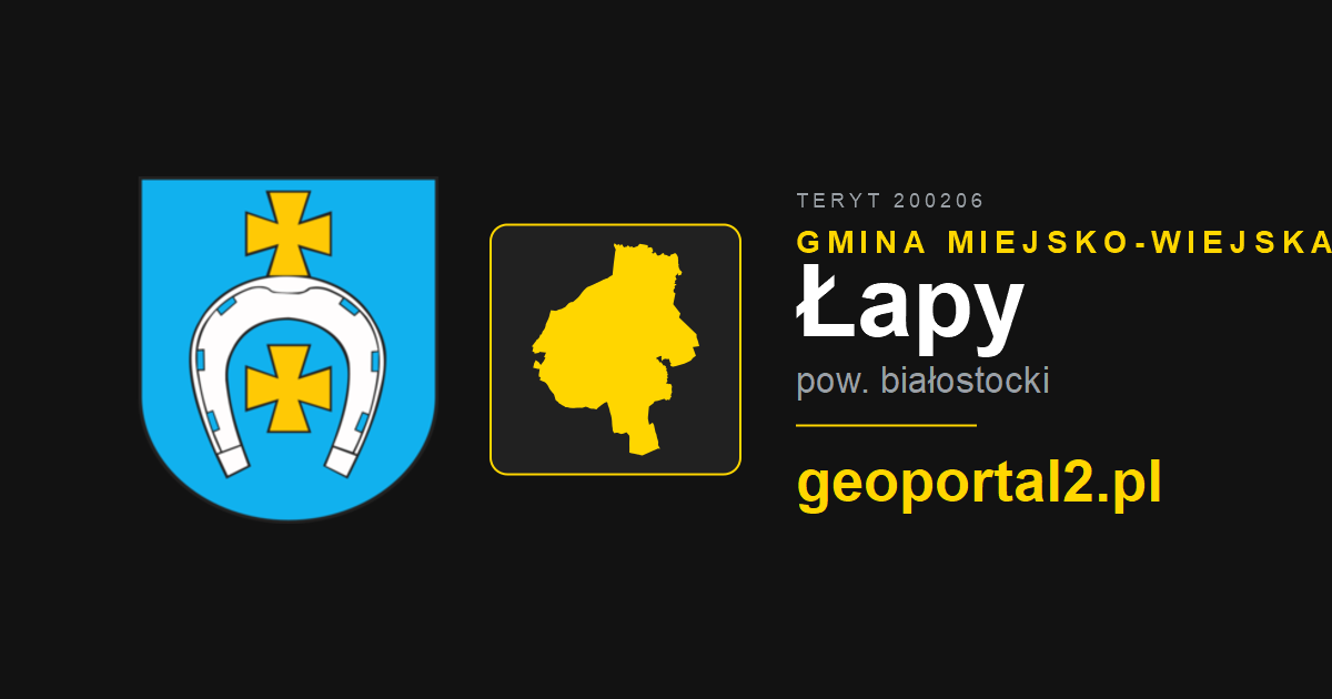 Gmina Łapy (miejsko-wiejska) — Mapy - GEOPORTAL 2