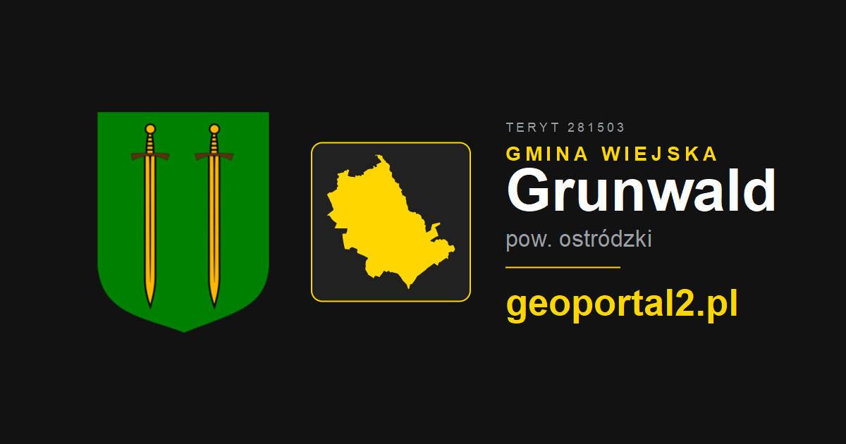 Gmina Grunwald (wiejska) — Mapy - GEOPORTAL 2